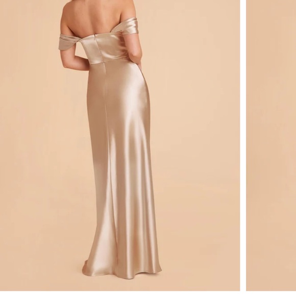 Birdy Grey Strapless Gold Dress - Picture 4 of 13
